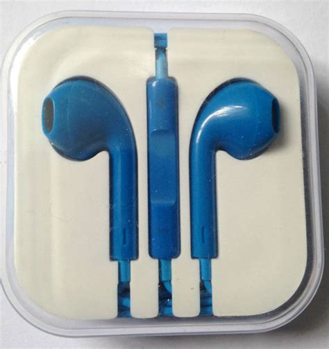 iPhone 5 5S 5C Headphones Earpods Handsfree with Mic and Volume ...