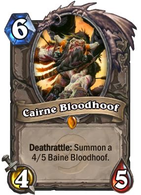 Cairne Bloodhoof - Hearthstone Wiki