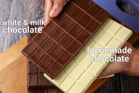 white chocolate recipe | milk chocolate recipe | homemade chocolate bars