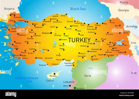 Gaziantep turkey map hi-res stock photography and images - Alamy