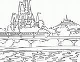Disney World Coloring Pages  sketch template