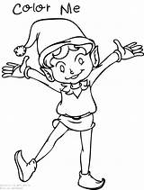 Elf Coloring Pages Printable PDF  Coloringfoldercom sketch template