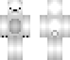 Edited CUTE Polar Bear | Minecraft Skin