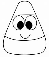 Candy Corn Cartoon Coloring Page  Free Printable Pages For Kids sketch template
