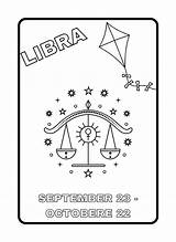 Libra Zodiac Coloring Page  Etsy sketch template
