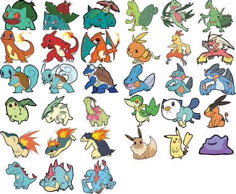 Pokemon Stickers for Etsy by DJ-Professah-K on DeviantArt