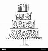 Birthday Candle Coloring Page sketch template