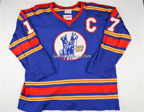 Simon Nolet Kansas City Scouts 1974 Game Used Jersey - Game Used Only