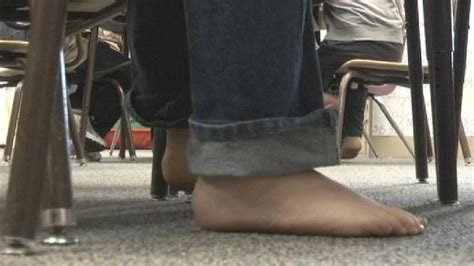 Students raise awareness by going barefoot