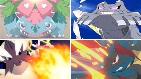 All Mega Evolutions on Pokemon - YouTube