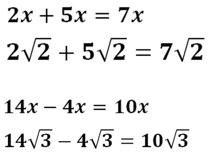 Adding and Subtracting Radical Expressions