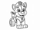 Paw Patrol Coloring Page  Chase The Rescue Dog Free Printable sketch template