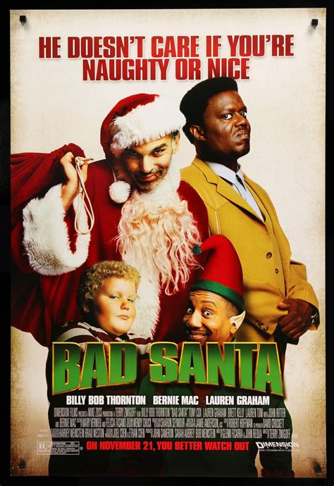 Bad Santa (2003) Original One Sheet Movie Poster - Original Film Art ...