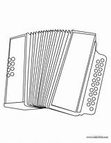 Accordion coloring pages  Hellokidscom sketch template