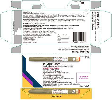 Soliqua 100/33: Package Insert - Drugs.com