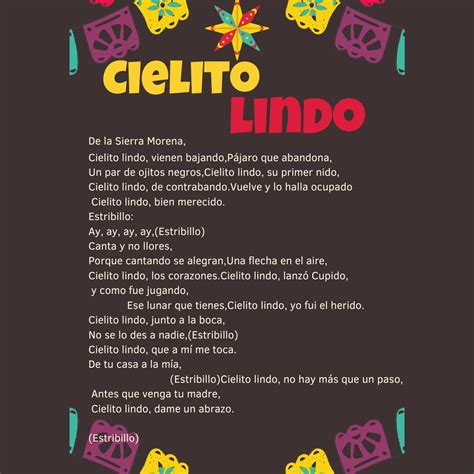 Cielito Lindo Printable Lyrics, Origins, and Video