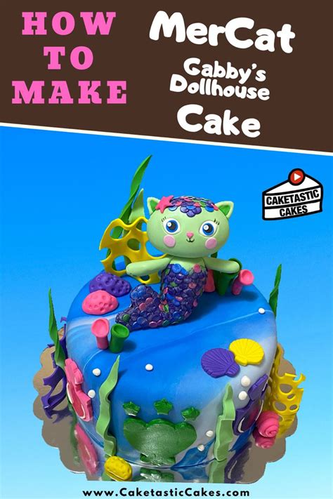 Gabby Dollhouse Theme Cake