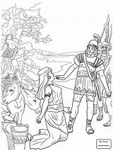 David King Bible Coloring Pages sketch template