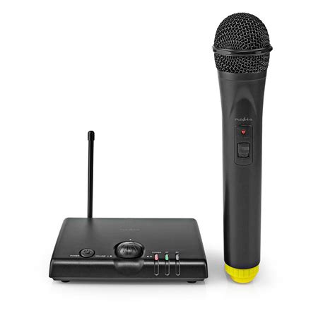 Wireless Microphone Set | 1 Channel | 1 Microphone | Cardioid | 40 Hz - 15 kHz | 1500 Ohm | -97 ...