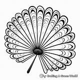 Fan Coloring Pages  Free & Printable sketch template