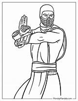 20 Mortal Kombat Coloring Pages Free PDF Printables sketch template