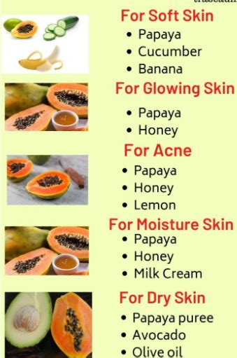 Papaya Benefits | Papaya benefits, Diy skin care routine, Papaya