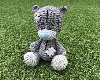 Ravelry: Grey Tatty Teddy Bear pattern by Kate Mara