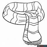 Woollen Scarf Colouring Pages Sketch Coloring Page sketch template