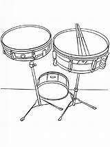 Snare Drum Coloring Page sketch template