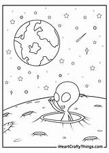 Alien Coloring Pages Updated 2021 sketch template