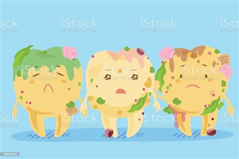 Cartoon Tooth Decay Stock Illustration - Download Image Now - Anger, Arguing, Bacterium - iStock