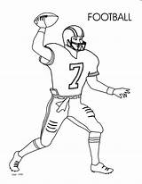 Football Player Coloring Pages For Kids At Webbeatriceblog Blog sketch template