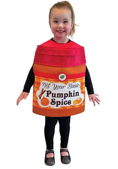 Pumpkin Spice Seasoning Kid's Costume