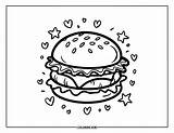 85  Cheeseburger Coloring Pages For Kids & Adults Free Printable PDFs sketch template