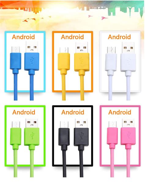 Color Data Cable 1M 2M USB Fast Charger Data Cable Sync Mobile Phone For Huawei Samsung Iphone ...