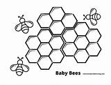 Beehive Coloring Page sketch template