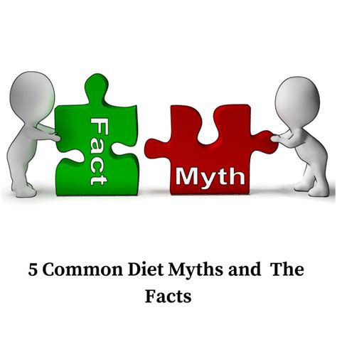 5 Common Diet Myths and The Facts - DietToSuccess