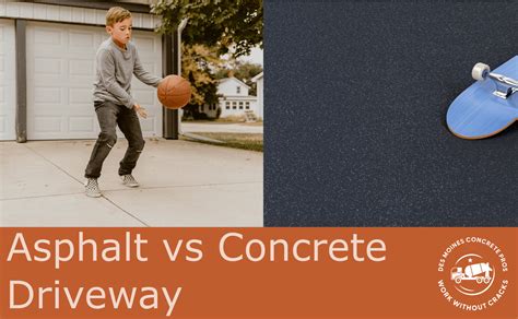 Asphalt vs Concrete Driveways: Which is Right for You? – Des Moines Concrete Pros