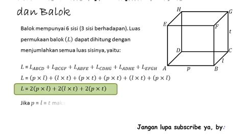 Cara Menghitung Luas Permukaan Kubus - IMAGESEE