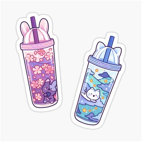 Patchi & Biru Water Bottles Sticker by leenhiddles in 2021 | Preppy stickers, Cute stickers ...