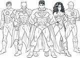 Superheroes Coloring Pages sketch template