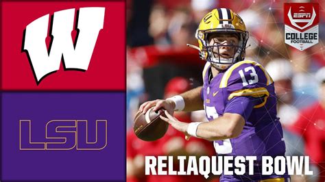 ReliaQuest Bowl: Wisconsin Badgers vs. LSU Tigers | Full Game ...