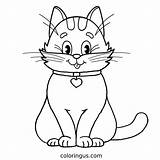 Cat Coloring Page Printable Free  Sheet Printables For sketch template