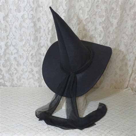 Wizard of Oz Wicked Witch of the West Hat Black Wool Felt Hat - Etsy