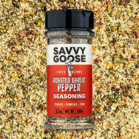 Roasted Garlic Pepper Seasoning – Savvy Goose