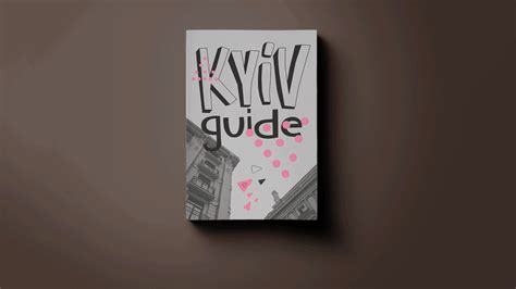 Design book (cover, pages) Kyiv guide on Behance