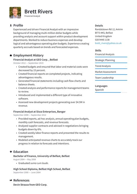 Job Winning CV Templates 2024 (Free UK Format) · Resume.io