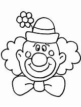 Clown Face Coloring Page At GetColoringscom  Free Printable Colorings sketch template