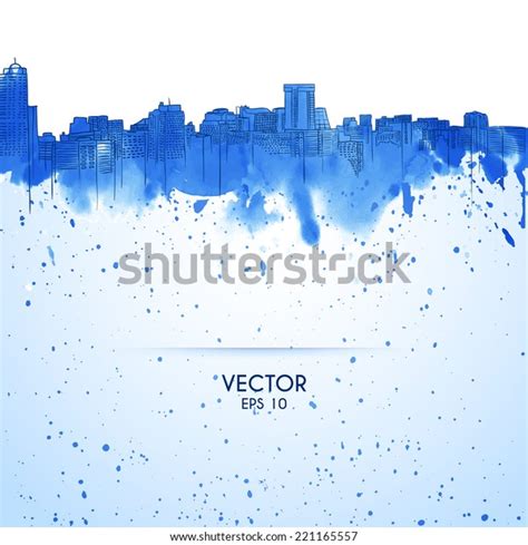 Sketch City Stock Vector (Royalty Free) 221165557