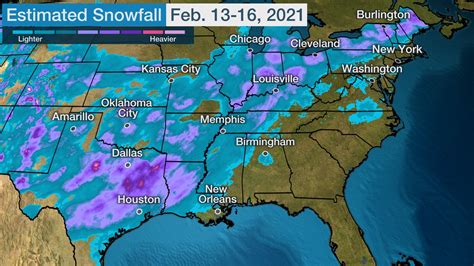 Winter Storm Uri Spread Snow, Damaging Ice From Coast-to Coast, Including the Deep South (Recap ...